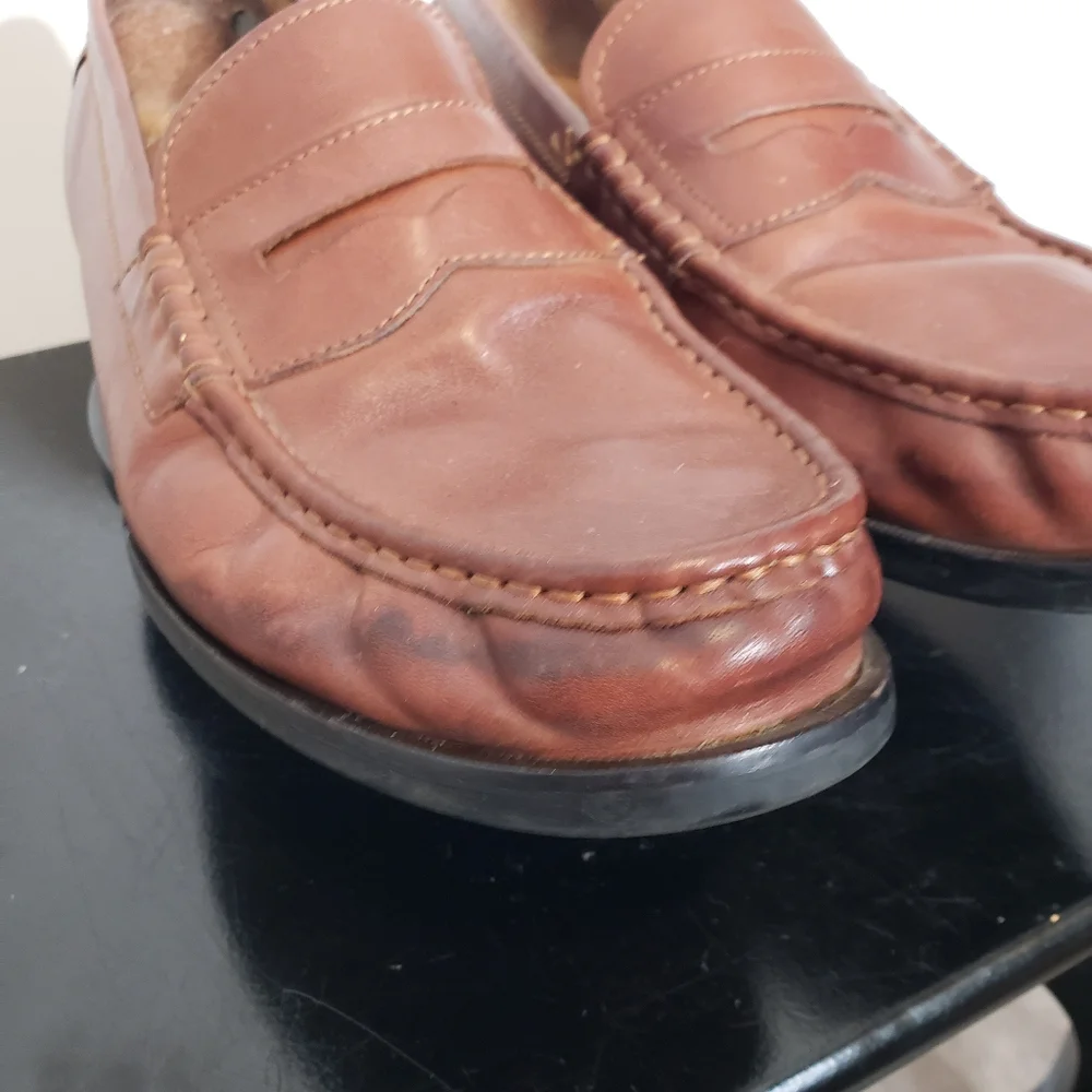 Cole Haan Pinch Maine Classic Penny Loafer Mens 11.5M Brown Leather Shoes C23845